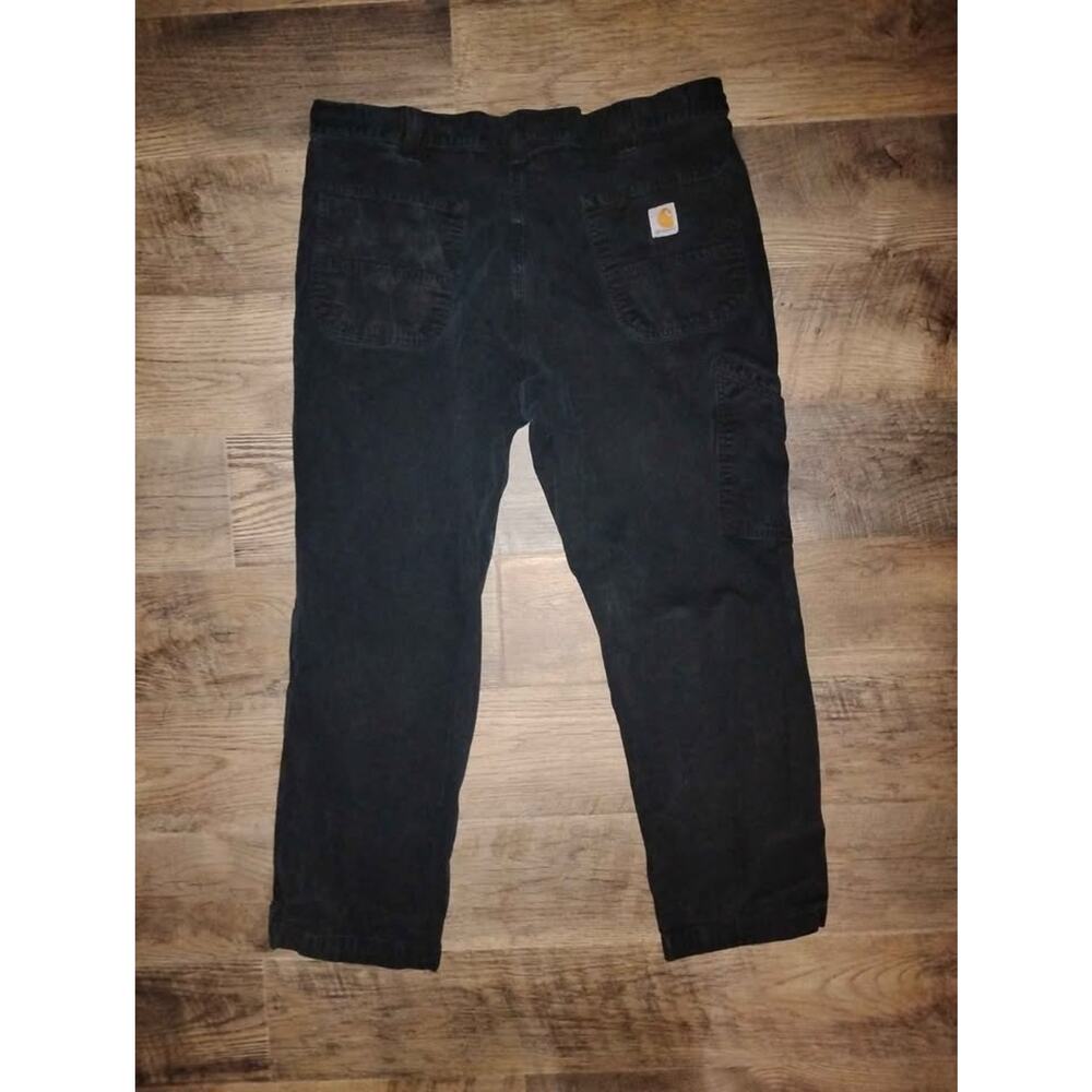 4A- 40x30 Carhartt black  workwear  pants